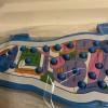 Brookstone Reflexology FOOT MASSAGE PLATE REDUCES TENSION RELIEVES PAIN NIB