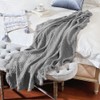 CREVENT Farmhouse Waffle Knit Throw Blanket for Couch Sofa Chair