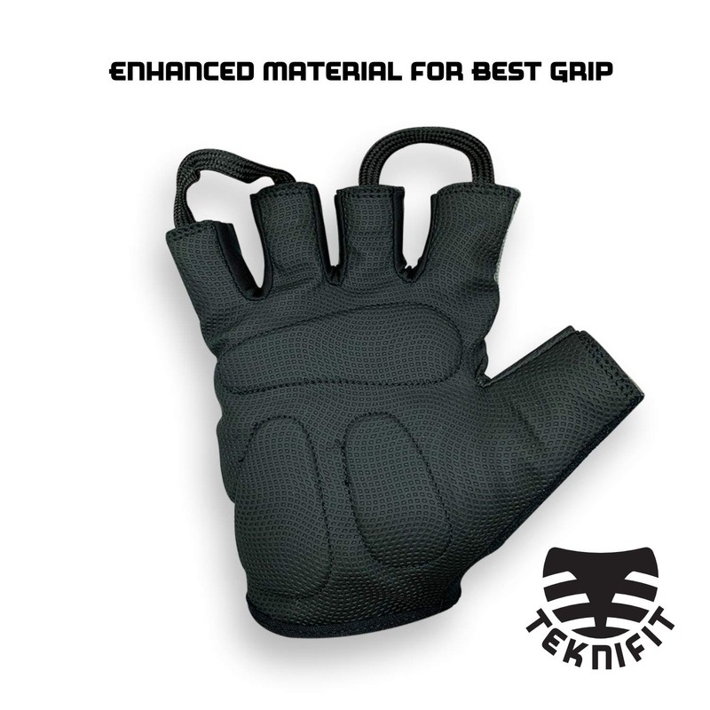 Teknifit Gym Glove XL Mens Padded Weight Lifting Glove Extra