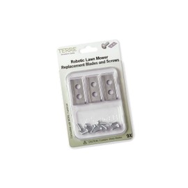 Terre Products, 9 Pack, Robotic Lawn Mower Replacement Blades, Compatible with Worx Landroid Models