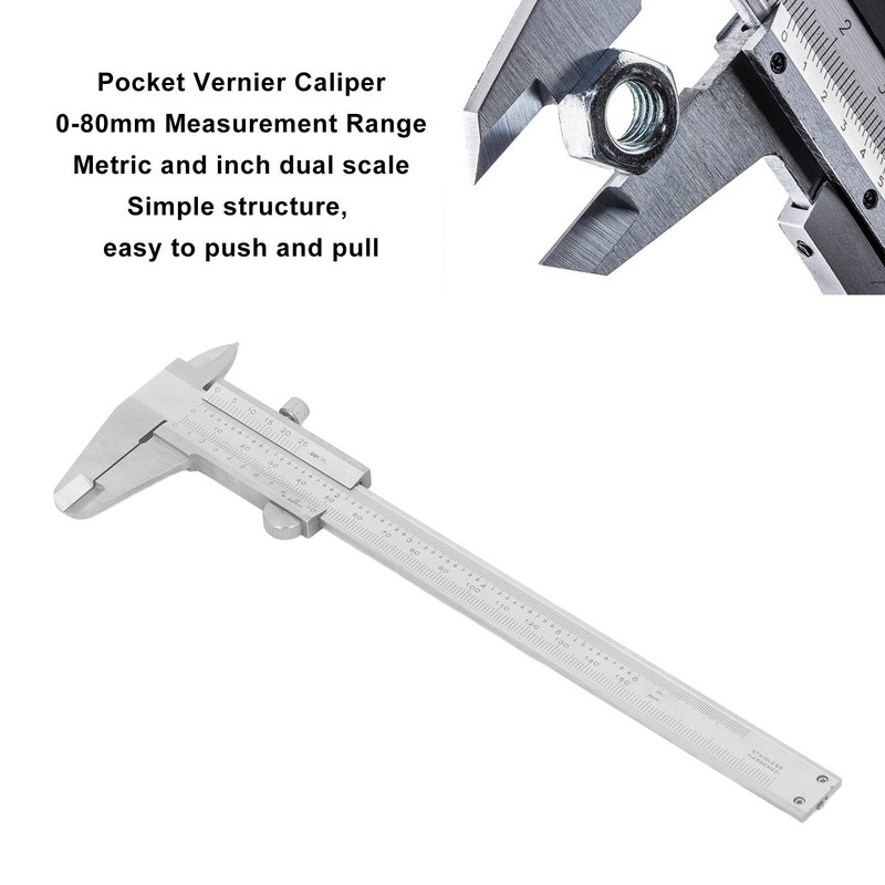 Vernier Caliper High Accuracy 0 to 150mm Range 0.001in 0.02mm