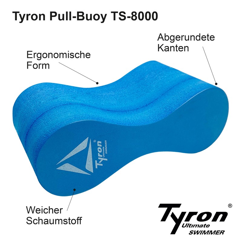 Tyron Pull-Buoy TS-8000 Swimming Aid Soft and Durable Foam Construction