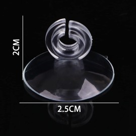 WinldMonmo Transparent Aquarium Suction Cup Holders, 10 Pack, for Fish Tank Tubing, Pumps and Filters