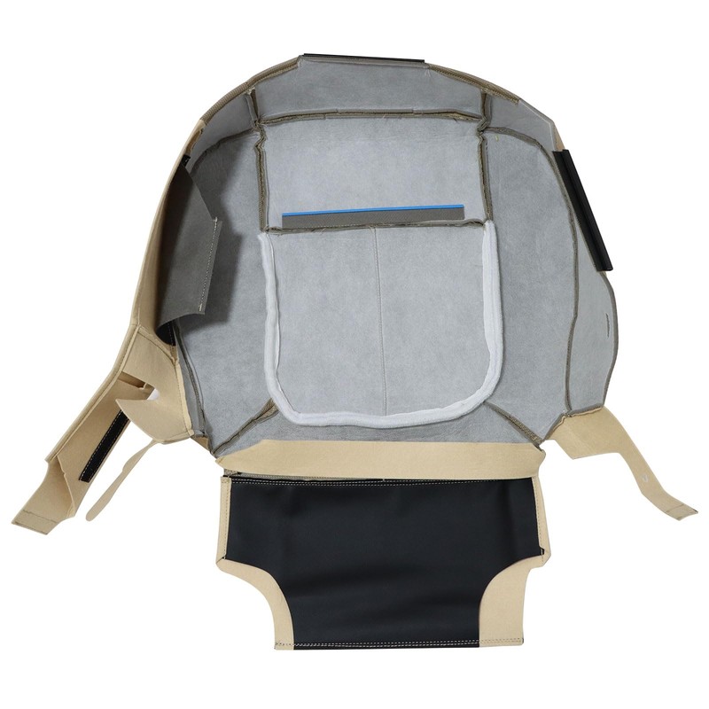 Priprilod Cloth Tan Front Driver Side Bottom Replacement Seat Cover