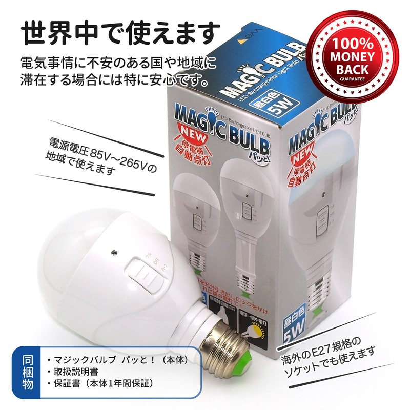 GM MBP5W-B LED Bulb (D11 Daylight White) Automatically Illuminated During