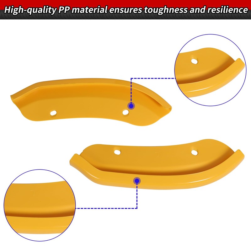 WildWell Front Bumper Lip Splitter for 2015-2024 Dodge Challenger SRT