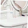 Hohopeti Jewelry Organizer Displays 120 Hole Earring Rack Acrylic Earring