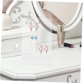 Hohopeti Jewelry Organizer Displays 120 Hole Earring Rack Acrylic Earring Holder for Girls