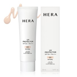 Hera UV Protector CC 50ml Tone-up CC Cream / 유브이 프로텍터 씨씨 50ml 톤업 CC 크림