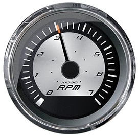 Faria F22009 Platinum Tachometer (7000 RMP) for Gas Onboard, Outboard, I/O Applications - 4"