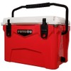 Fatboy 20 Quart Roto Molded Hard Sided Cooler (Red White)