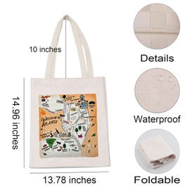 Atlanta Tote Bag Georgia USA Lover Travel Reusable Shopping Bag Graduation Christmas Trip Gift for Her (Atlanta)