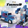 Family Smiles Kids Transforming Robot RC Truck Car Toys for