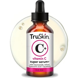 Vitamin C-Plus Super Serum, Anti Aging Anti-Wrinkle Facial Serum with Niacinamide, Retinol, Hyaluronic Acid, and Salicylic Acid