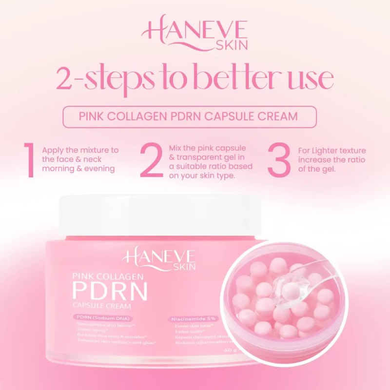 Pink Collagen Pdrn Capsule Cream Hidratante Facial