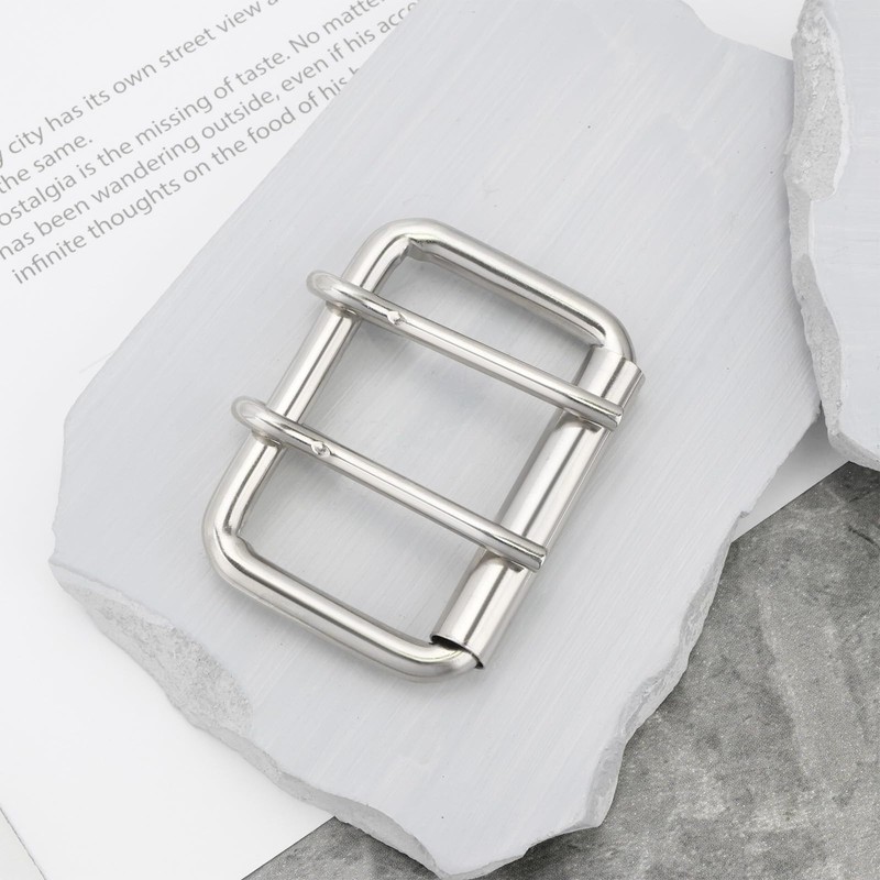 OTOTEC 5pcs Double Prong Buckles Belt Buckles Double Pins Buckles