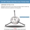 Steel Wire Grass Trimmer Head, 6 Inches Universal Steel Wire