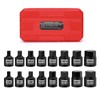 Mayouko 16 Pieces 3/8" Drive Low Profile Hex Socket Set,