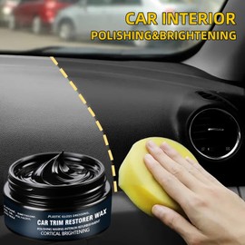 Greedy tree Ultimate Car Plastic and Trim Restorer – Back to Black Restores Faded Trim, UV Protection, Long-Lasting Ceramic Coating, Non-Greasy Formula for Interior and Exterior
