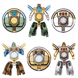 ONCOFAN Transformable Robot Spinner Fidget Toys, 6 Pack Deformable Fidget Spinners for Kids Party Favor Fingertip Gyros for Christmas Stocking Stuffer Bulk Gifts Kids Classroom Prizes