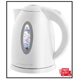 OVENTE 7-Cup Bpa-Free White Electric Kettle with Auto Shut off Feature, Boil-Dry Protec