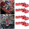 LEDAUT Red 8Cyl Spark Plug Heat Shield Protector and 12pc