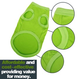 Upgrade Your Pup's Wardrobe: Sleek Solid-Colored Dog Shirt Tank Top, Perfect for Small to Medium Dogs, Offering Simple Style and Comfort Black S