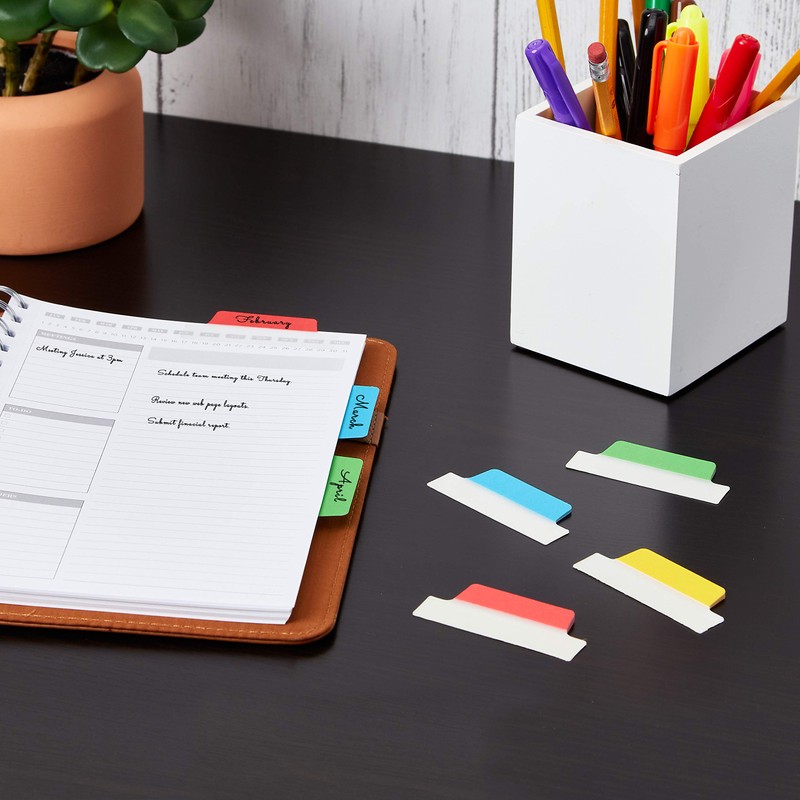 Avery Margin Ultra Tabs, 2.5" x 1", 2-Side Writable, Assorted