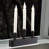 FESTIA Elegant Battery Operated Window Candelabra with Timer - 3