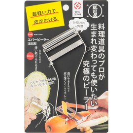 Iidaya Ever Peeler, Peeler, Replaceable Blade Type, Stainless Steel, Made in Japan (Right-Handed) JK01 [2020 Good Design Award]