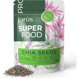 Jorus Organic Black Chia Seeds 1kg