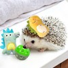 Homedy Crafts 2 PCS Cute Small Animal Accessories Toys and