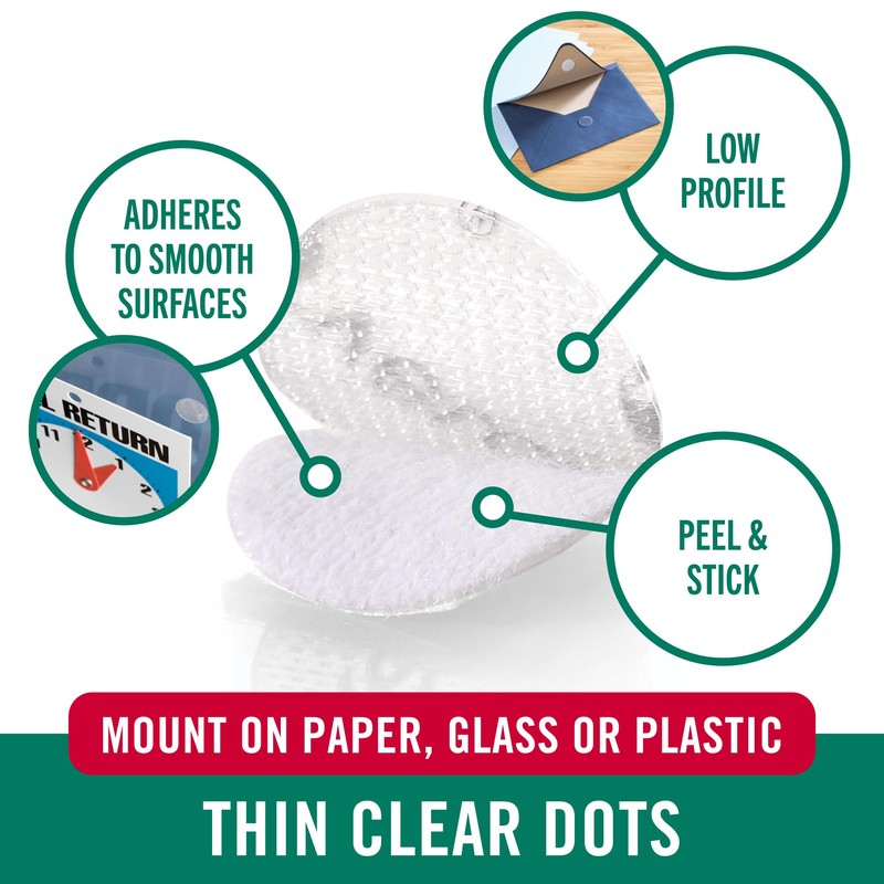 VELCRO Brand - Thin Clear Fasteners | General Purpose/ Low