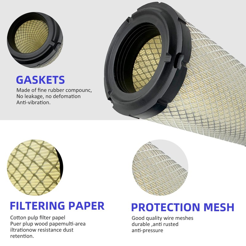 P821575 & P822858 Outer Air Filter & Inner Filter Compatible