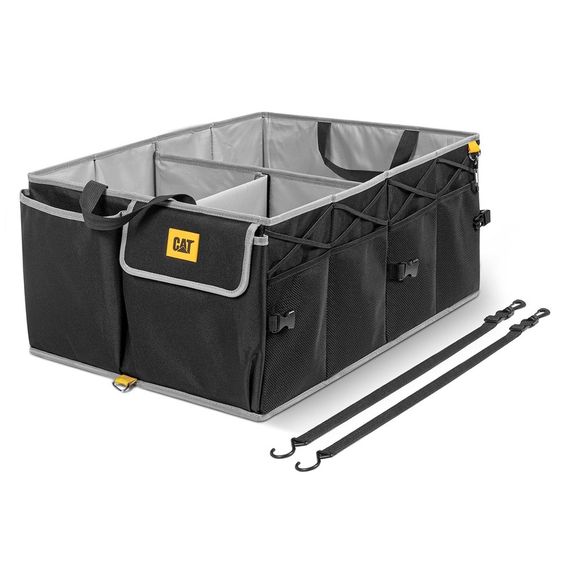 CAT® FlexTrunk Car Trunk Organizer and Storage - Collapsible Multi-Compartment