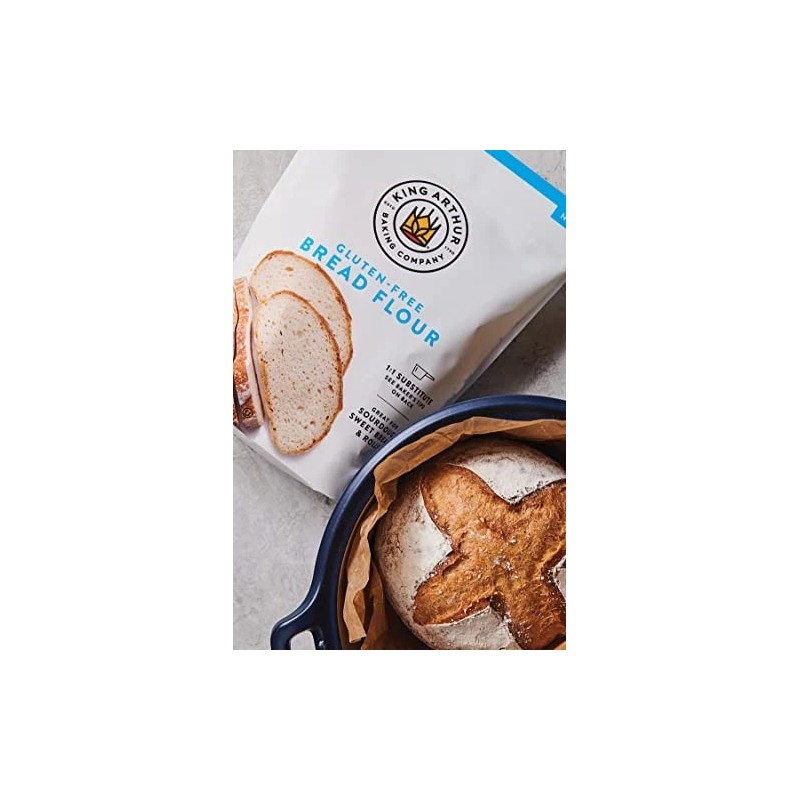 King Arthur Gluten Free Bread Flour: 1:1 Replacement for Yeasted