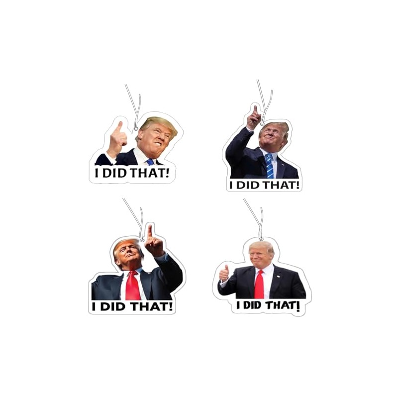 8 Pcs I Did That Trump, Funny Air Freshener, Accessories,Car