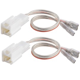 NuIth Front Rear Speaker Wire Harness for 2018-2022 Toyota Camry/RAV4/Tacoma/Corolla/Highlander/Avalon, Dash Tweeter Speaker Harness for 2014-2017 Lexus is CT, 2 PCs