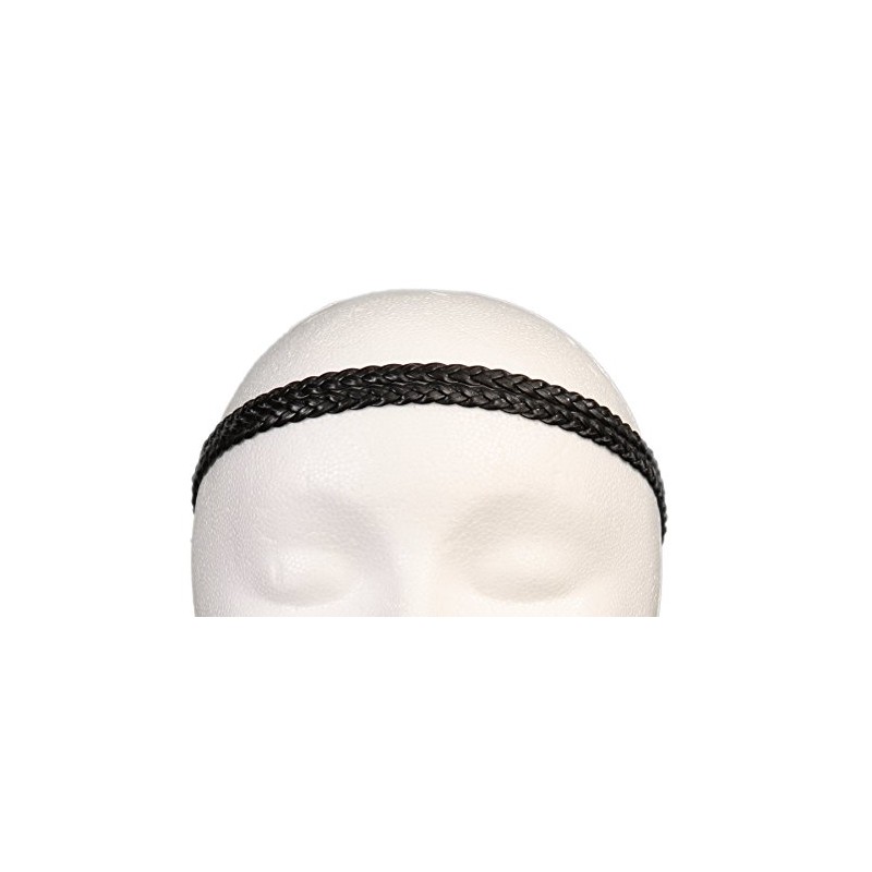Caravan Headband, 2 Braid Stretch, Black