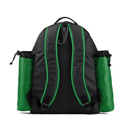 Boombah Tyro Baseball/Softball Bat Backpack - 20" x 15" x 10" - Black/Kelly Green - Holds 2 Bats up to Barrel Size of 2-5/8"