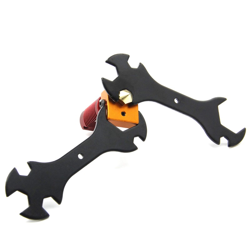 Befenybay 3D Printer Accessories Fixed Wrench 5-in-1 Wrench for E3D/MK8