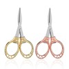 NIDHFG 2 Pieces Of Folding Scissors, Portable Scissors, Stainless Steel