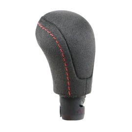 JKSXIX Factory Suede Shift Knob Red Stitching Suede Black Red for Chevy for Camaro 2012-2015 Center Console 24261463