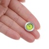 sourcing map Round Bubble Level 14.5x3.8mm Mini Circular Bullseye Spirit