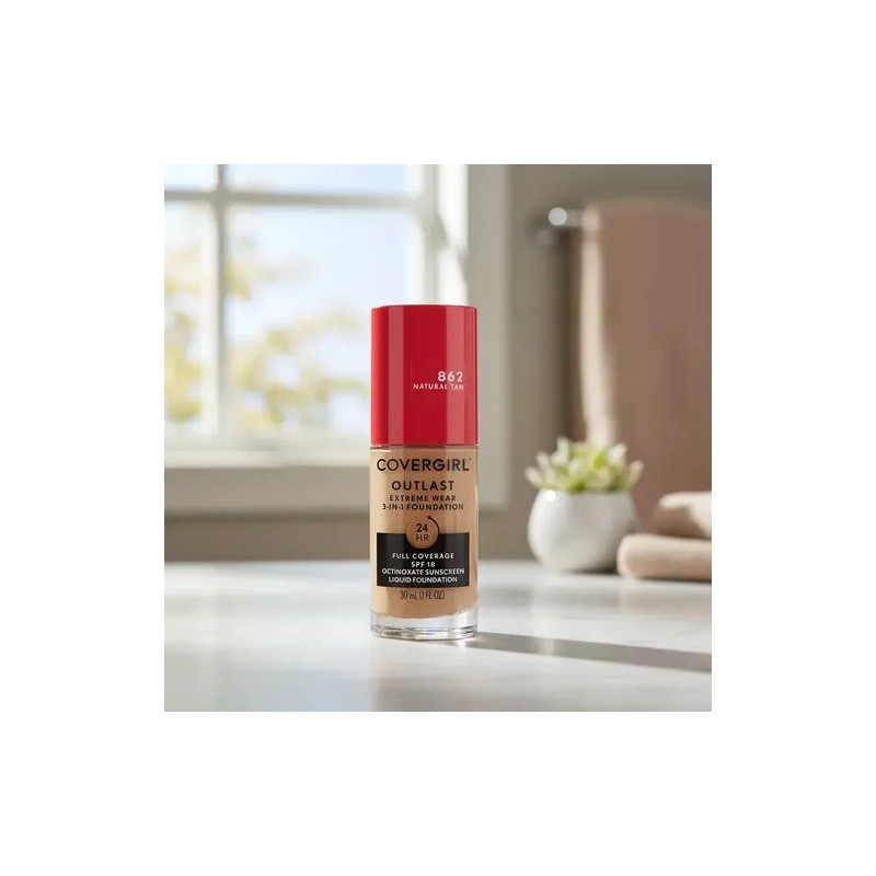 Base De Maquillaje Covergirl Outlast Extreme Wear 30ml Tono 862