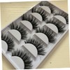 Beavorty 5pairs Handmade Faux Eyelashes Natural Look Dense Reusable for