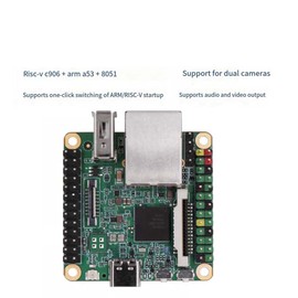 Daiilg Milk-V Duo S Development Board+ Downloader C906 RISC-V ARM Supports One-Click Switching ARM/RISC-V Startup Basic