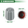 A ABSOPRO Universal Car SUV Tyre Valve Caps 12mm Plastic