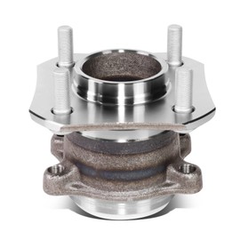 Auto Dynasty (4-Lug Hub) Factory Style Rear Wheel Bearing Hub Assembly Compatible with Nissan Sentra Custom/ELITE/Emotion/Base/S/SL/SR 2.0L 4-Wheel ABS 2007-2012, Driver or Passenger Side, Bare Steel