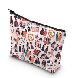 VAMSII TV Show Merchandise Never Have I Ever Zipper Pouch Makeup Bag Comedy Drama Lover Gift (Never Have)
